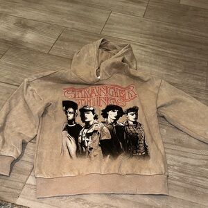 Netflix Stranger Things Brown Hoodie